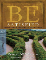 Be Satisfied (Ecclesiastes)_ Lo - Warren W. Wiersbe (1) (1).pdf